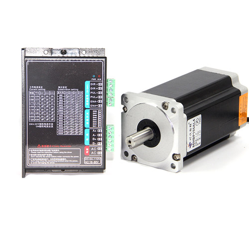 工业86步进马达套装12NM8.5NM控制器驱动器HB860C低速大扭矩稳定