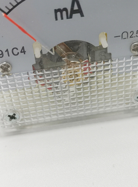 91C4指针式直流电流表1A 2A 10A 30mA 100mA 500mA 尺寸45*45mm