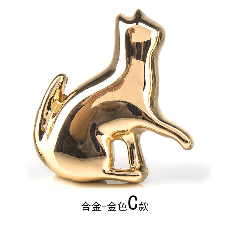 现代简约家具创意个性小拉手 黑色哑光铸铁铁艺抽屉柜门把手