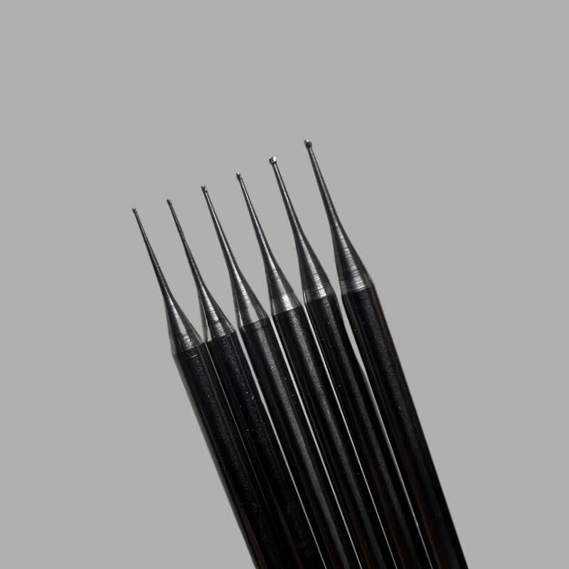 2.35mm杆钨钢0.3球刀银丝镶嵌开槽牙花针钻头 核雕玉雕刻模