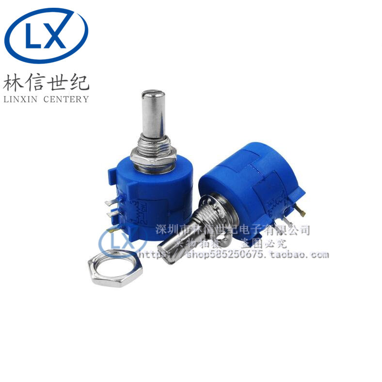 全新 精密多圈电位器 3590S-2-201L 200欧姆 200R