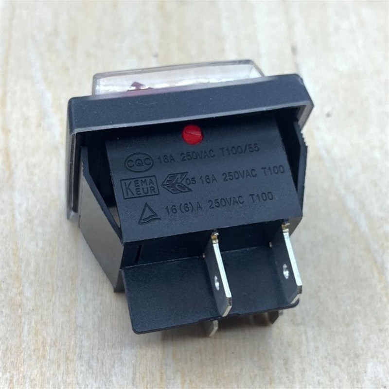 吸尘器吸水机开关配件洁霸BtF501/BF502电机电源防水船型开关按钮