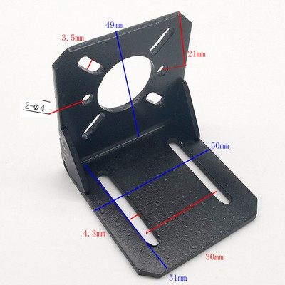 通用28/42/57/86步进电机支架行星减速机安装座支架L型加厚固定座