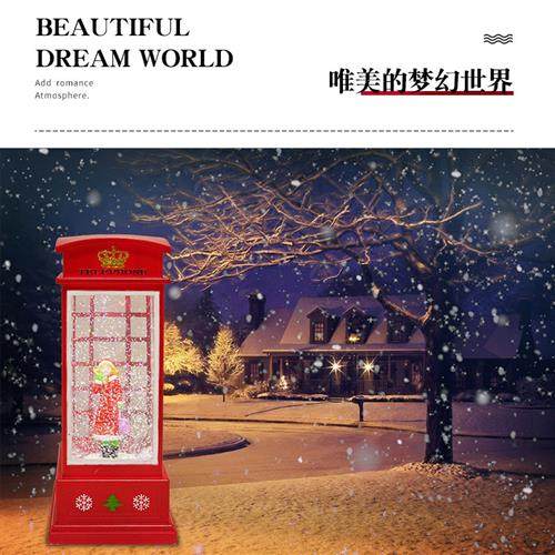 定制圣诞节雪花风灯水晶球电话亭音乐八音盒女生生日礼物装饰摆件,特色手工艺,其他特色工艺品,淘宝优惠券,粉丝福利购,淘宝优惠卷