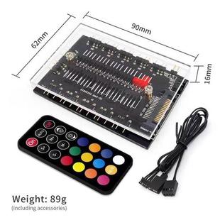 ARGB风扇5V3针12V4针RGB PWM温控调速集线器神光同步AURA主板灯带