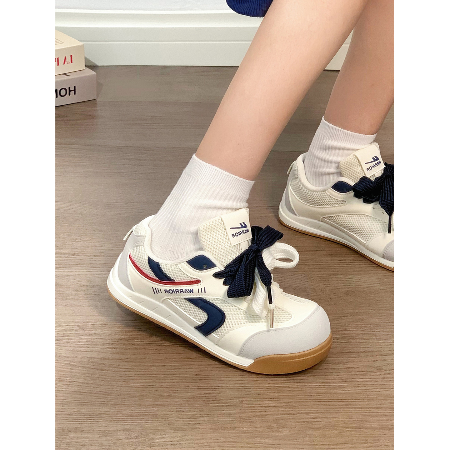 回力复古德训鞋女秋季新款透气