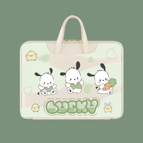 手提式防水面料卡通内胆包电脑包