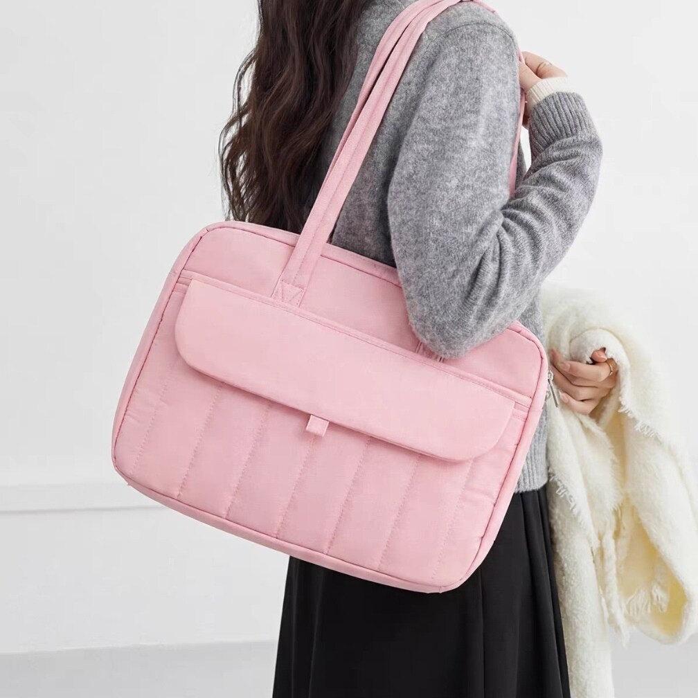 新款时尚学生通勤电脑包笔记本单肩手提包13.3/13.6英寸苹果mac华为荣耀16..1英寸戴尔拯救者R9000防水上课包