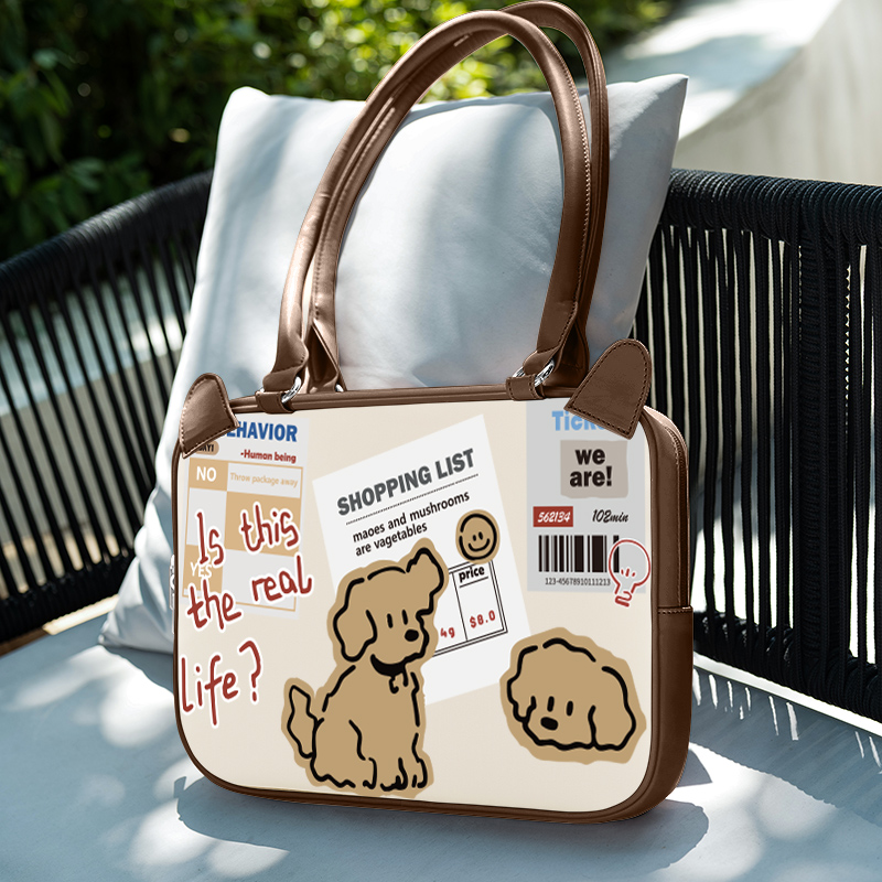 卡通小狗15.6寸防水防摔电脑包