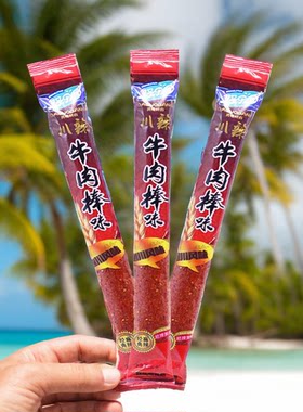 双乐园川辣牛肉棒味休闲零食