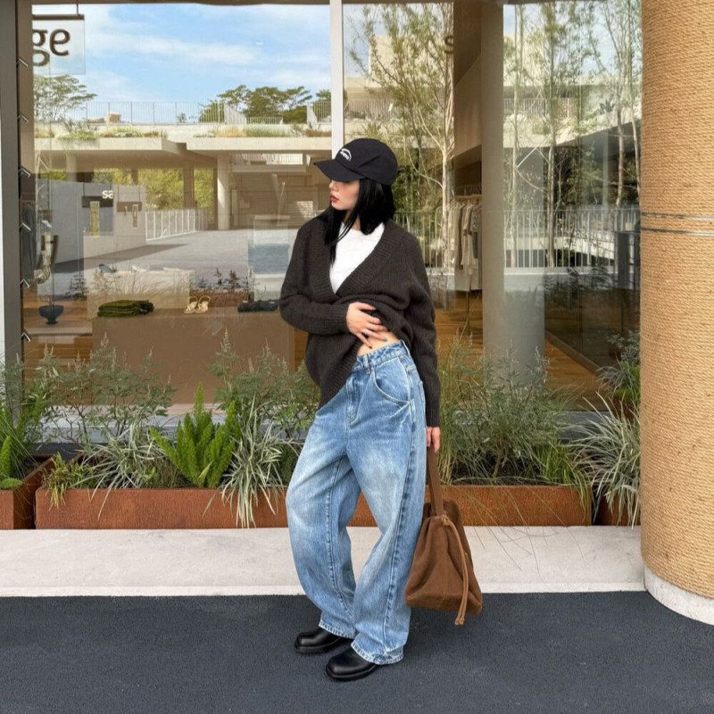 IN.chooseu笑笑家2025牛仔裤