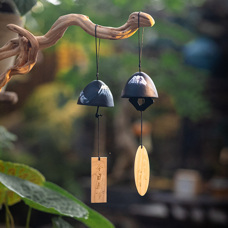 户外风铃挂件古风阳台庭院挂饰铸铁铃铛摆件悬挂吊饰院子造景装饰