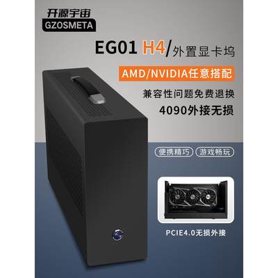 开源宇宙OCuLink显卡坞EG01H4型OCU4x接口4090大显卡CRPS800w电源