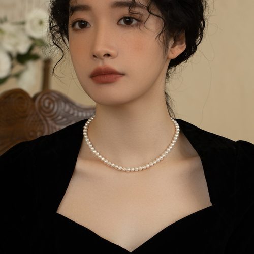 淡水珍珠14包金女气质项链不掉色