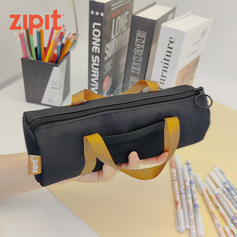 zipit圆筒包聚酯手提笔袋