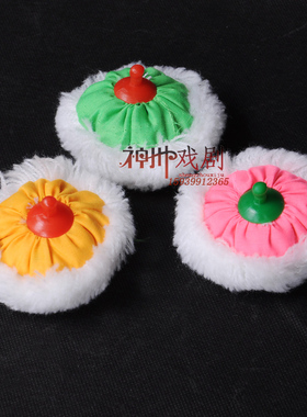 京剧戏剧戏曲化妆专用粉扑定妆用品配件专用棉花定妆蜜粉粉扑