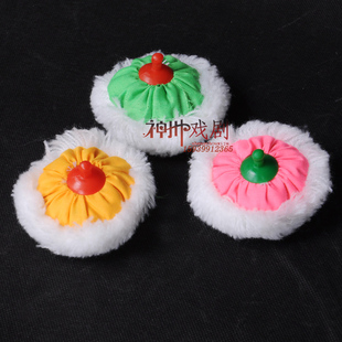 京剧戏剧戏曲化妆专用粉扑定妆用品配件专用棉花定妆蜜粉粉扑