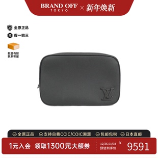 中古LV路易威登男包A级95新Truth Toilette小包小牛皮手拿包复古