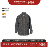中古Bottega Veneta葆蝶家男A级95新tops上衣棉上衣蓝色BRANDOFF