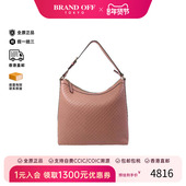 中古Gucci古驰女包A级95新Shoulder bag肩包牛皮单肩包粉色