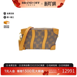 Soft Not Trunk老花斜挎包 中古LV路易威登男包B级9新This