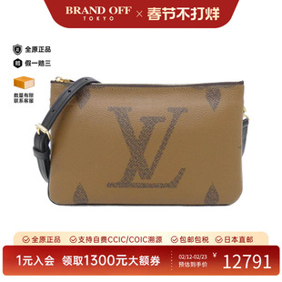 中古LV路易威登女包A级95新 Zip Pochette老花斜挎包BRANDOFF正品