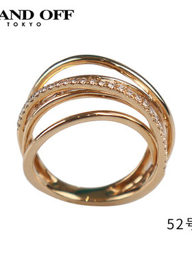 中古日本进口商品几何戒指