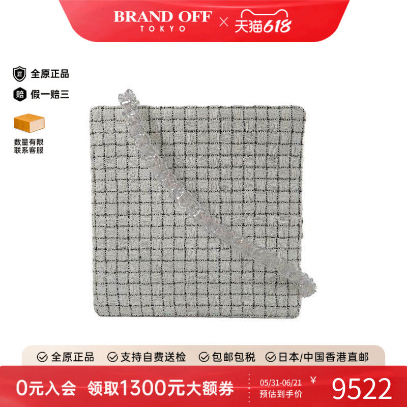 中古Chanel香奈儿女包A级95新Shoulder bag肩包帆布单肩包白色
