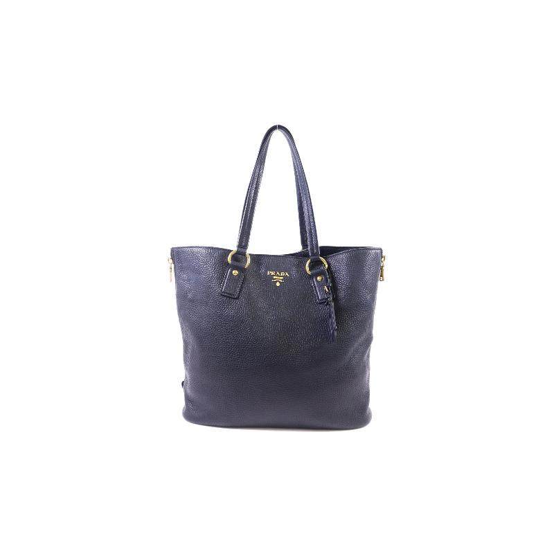 中古Prada普拉达女包C级85新tote bag托特包牛皮托特包黑色,箱包皮具/热销女包/男包,托特包,淘宝优惠券,粉丝福利购,淘宝优惠卷