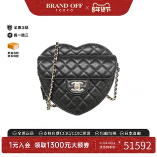 中古CHANEL香奈儿女包95新Chanel AS5764 Bag爱心包小羊皮斜挎包