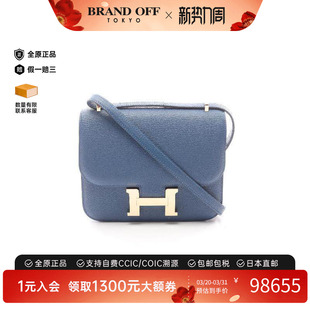 中古Hermes爱马仕女包A级95新Constance3mini康康包牛皮单肩包