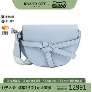 中古LOEWE罗意威女包A级95新Gate Small-马鞍包小牛皮斜挎包