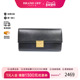 中古YSL圣罗兰女B级9新saint laurent圣罗兰牛皮长钱包黑色