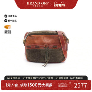 中古Loewe罗意威女包B级9新Shoulder bag肩包绒面革小牛皮斜挎包