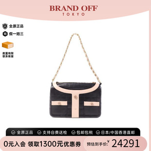 中古Chanel香奈儿女包A级95新Shoulder bag肩包牛皮单肩包黑色