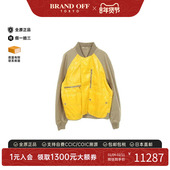 中古Hermes爱马仕男A级95新Jacket夹克外套尼龙外套浅褐色
