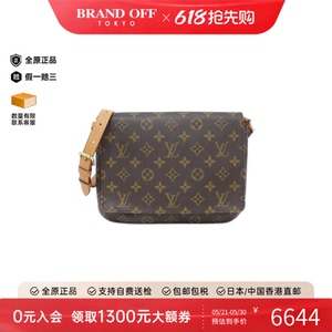 中古LV路易威登王菲包老花女包