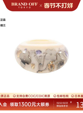 中古LV路易威登女A级95新ring戒指不锈钢戒指浅褐色