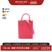 中古LV路易威登女包A级95新Petite Sac plat琴谱包牛皮斜挎包粉色