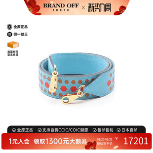 中古Hermes爱马仕女S级99新shoulder strap肩带牛皮其他蓝色
