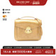 中古LV路易威登女包B级9新Handbag手包漆皮斜挎包浅褐色BRANDOFF