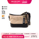 中古Chanel香奈儿女包B级9新Gabrielle流浪包牛皮斜挎包浅褐色