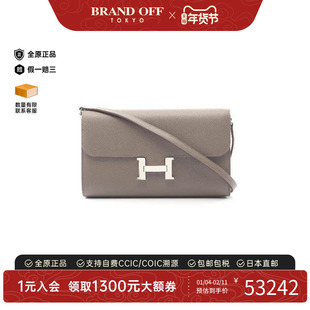 中古Hermes爱马仕女包A级95新Constance Togo康康系列牛皮斜挎包