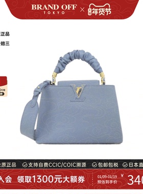 中古LV路易威登女包A级95新Capucines BB斜挎包