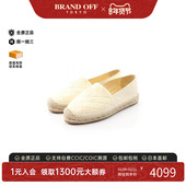 ons无带 或无扣 便鞋 中古Chanel香奈儿女A级95新slip 牛皮鞋 复古