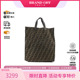 中古Fendi芬迪女包A级95新handbag手提包帆布手提包棕色 HK正品