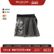 中古LV路易威登女A级95新wrap skirt裙丝绸裙子黑色欧美BRANDOFF