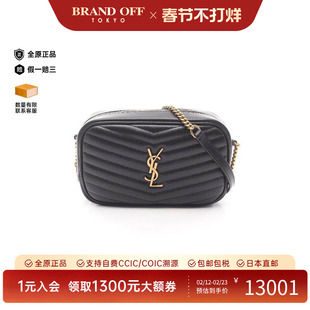 中古YSL圣罗兰女包S级99新Shoulder bag肩包牛皮斜挎包黑色正品