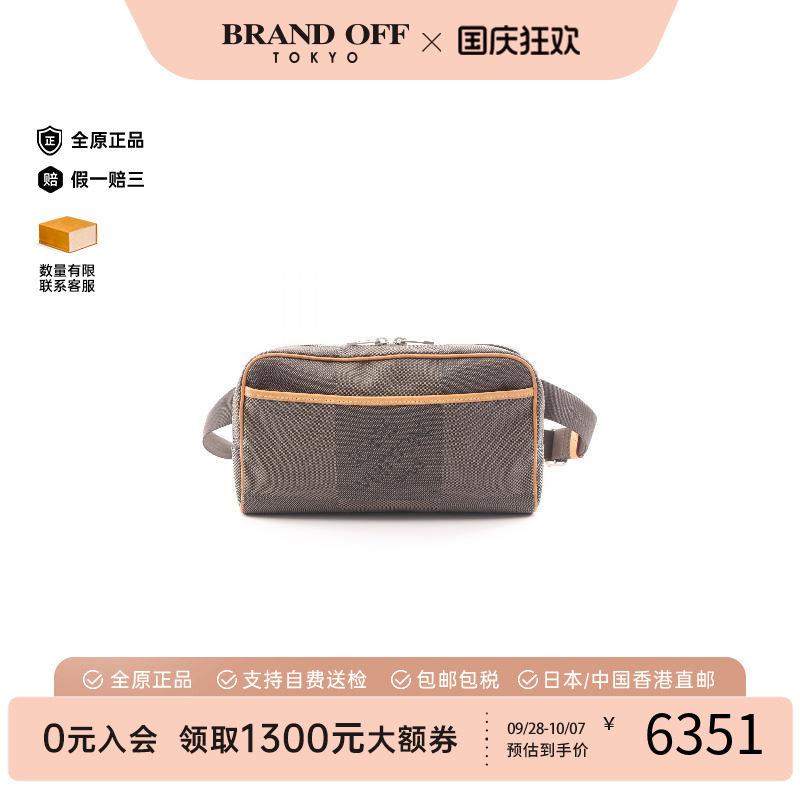 中古LV路易威登斜挎包メンズ帆布