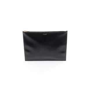 中古YSL圣罗兰男包A级95新Clutch bag手拿包牛皮手拿包黑色